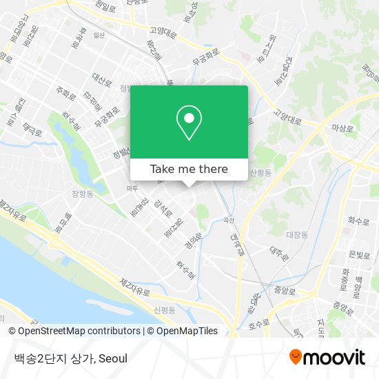 백송2단지 상가 map