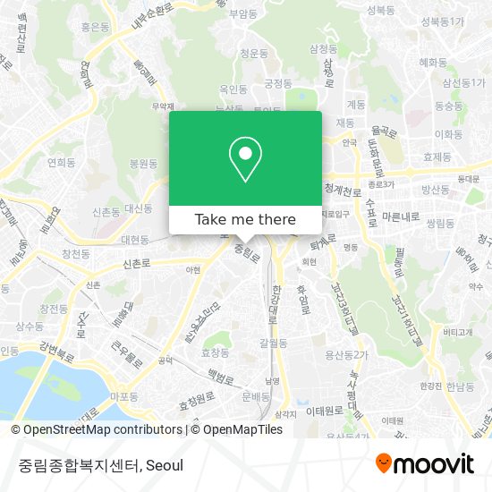 중림종합복지센터 map