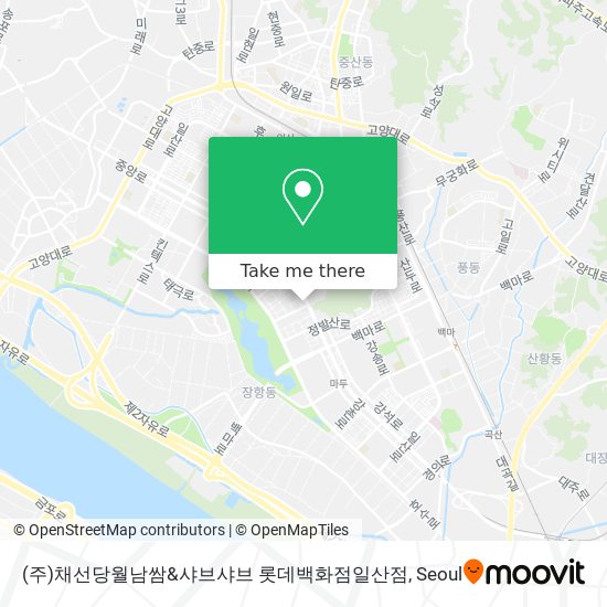 (주)채선당월남쌈&샤브샤브 롯데백화점일산점 map