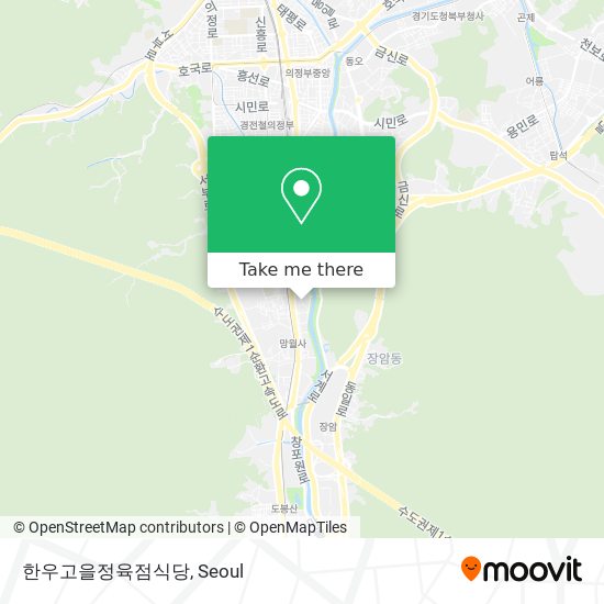 한우고을정육점식당 map