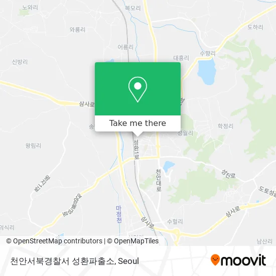 천안서북경찰서 성환파출소 map