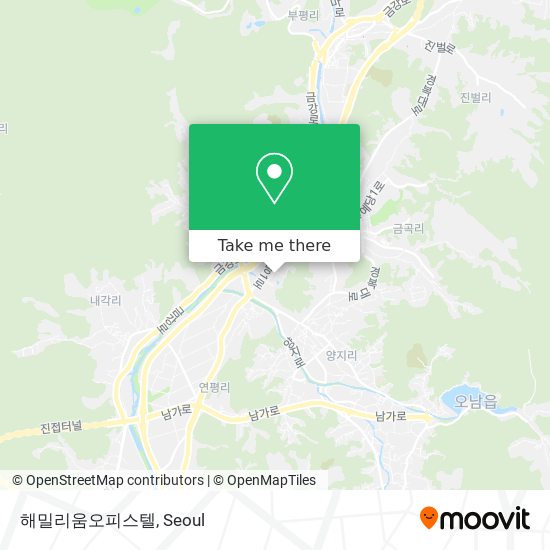 해밀리움오피스텔 map