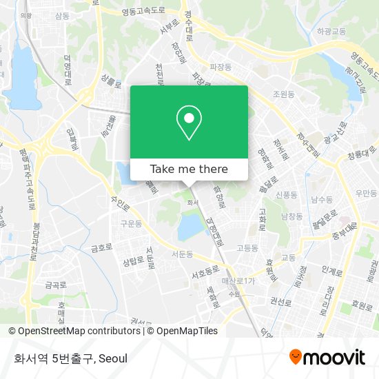 화서역 5번출구 map