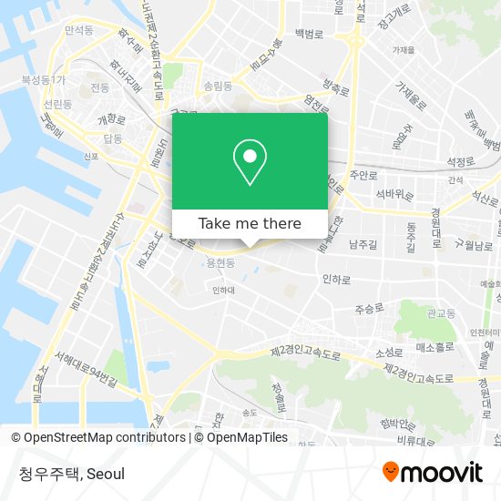 청우주택 map