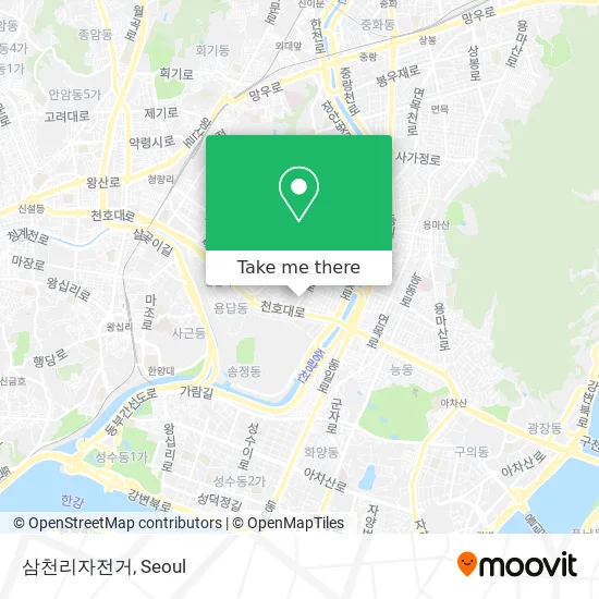 삼천리자전거 map