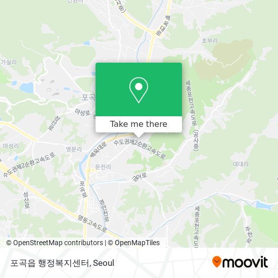 포곡읍 행정복지센터 map