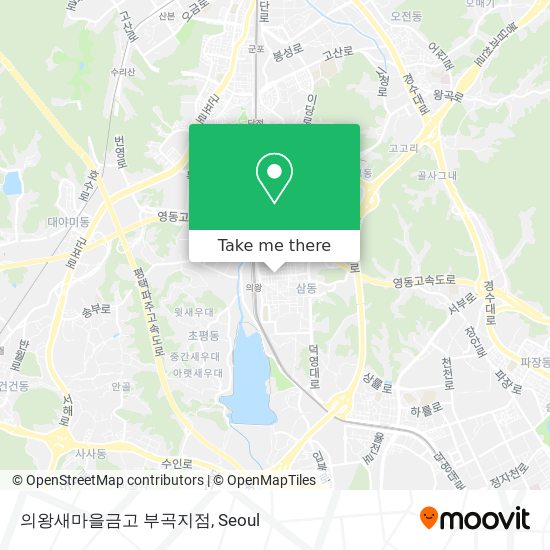 의왕새마을금고 부곡지점 map