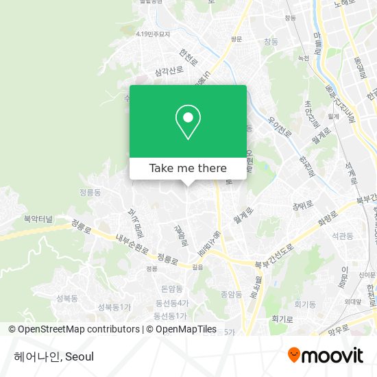 헤어나인 map