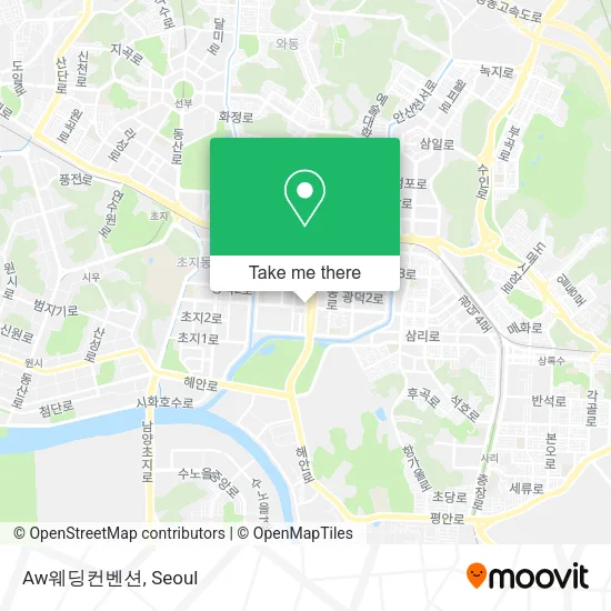 Aw웨딩컨벤션 map
