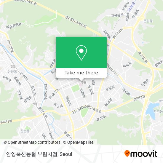 안양축산농협 부림지점 map