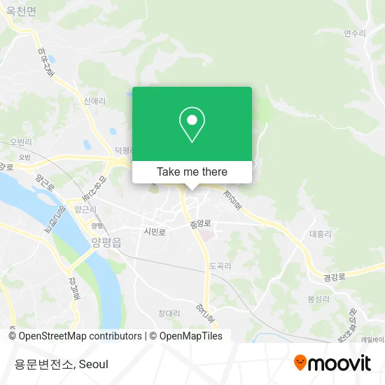 용문변전소 map