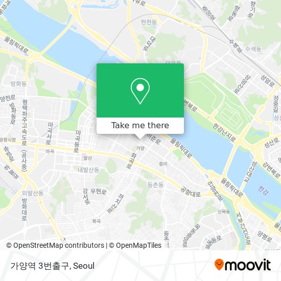 가양역 3번출구 map