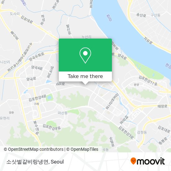 소삿벌갈비랑냉면 map