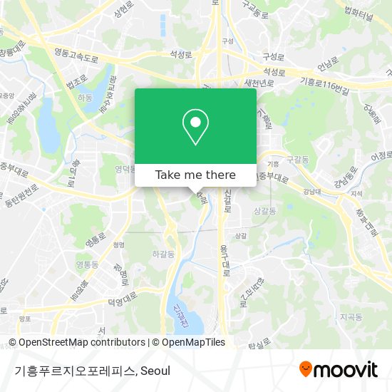 기흥푸르지오포레피스 map