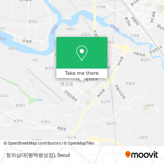청와삼대(평택팽성점) map