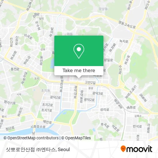 삿뽀로안산점 ㈜엔타스 map