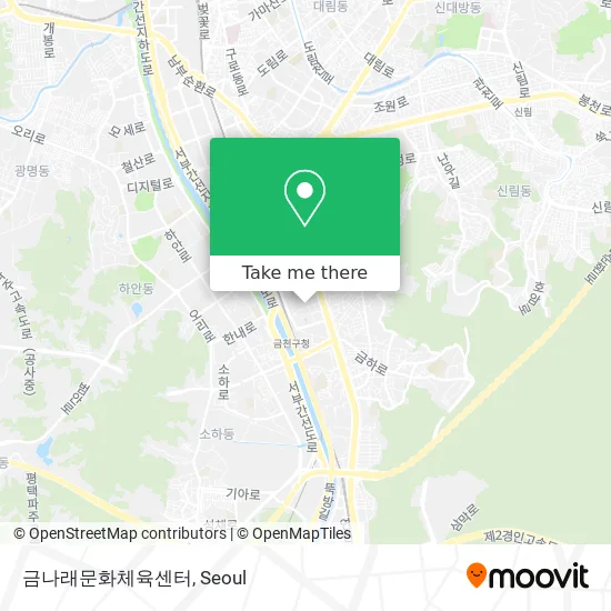 금나래문화체육센터 map