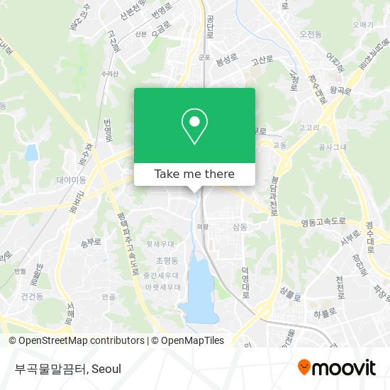 부곡물말끔터 map