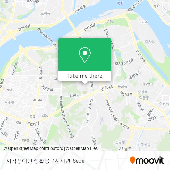 시각장애인 생활용구전시관 map