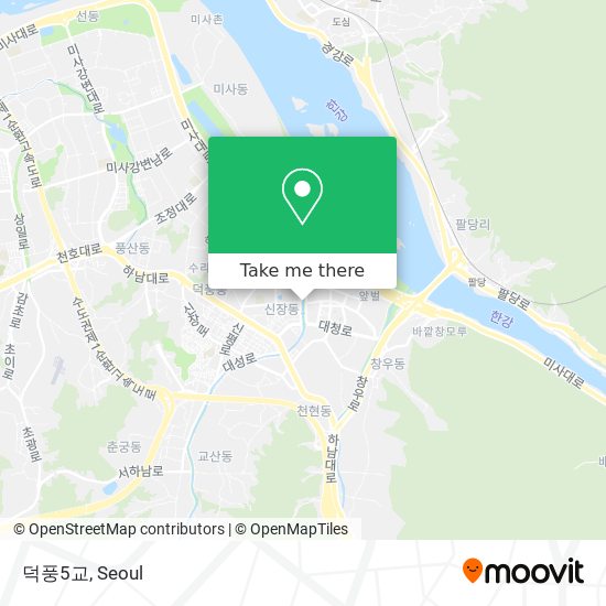 덕풍5교 map