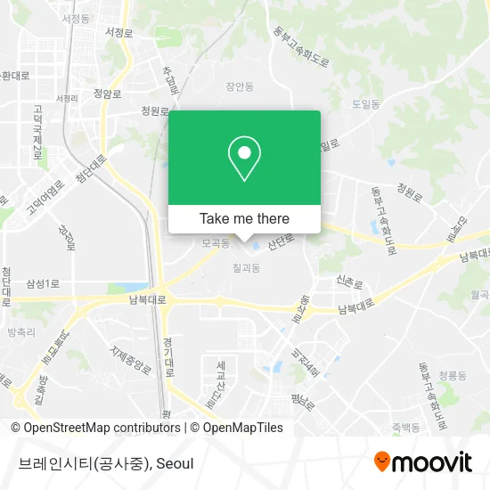 브레인시티(공사중) map