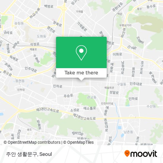주안 생활문구 map
