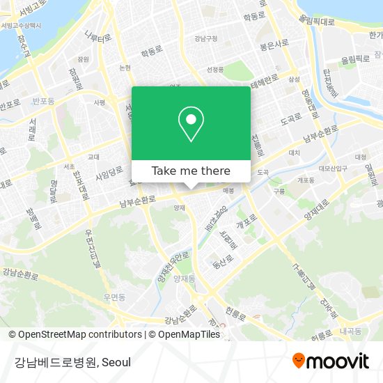 강남베드로병원 map