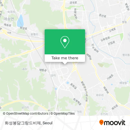 화성봉담그랑드비체 map