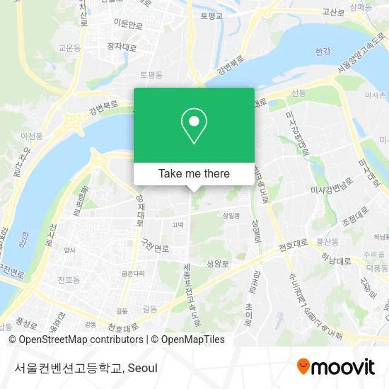 서울컨벤션고등학교 map