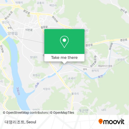 대명리조트 map