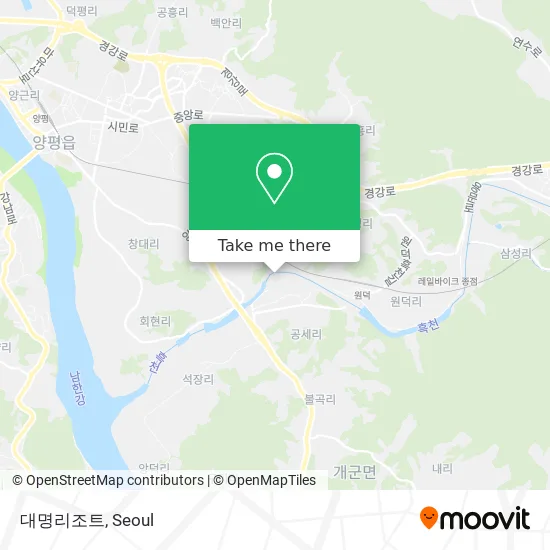대명리조트 map