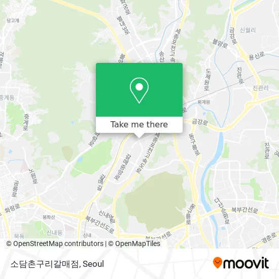 소담촌구리갈매점 map