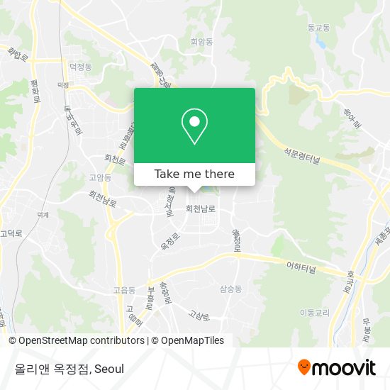 올리앤 옥정점 map