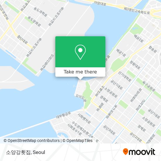 소양강횟집 map