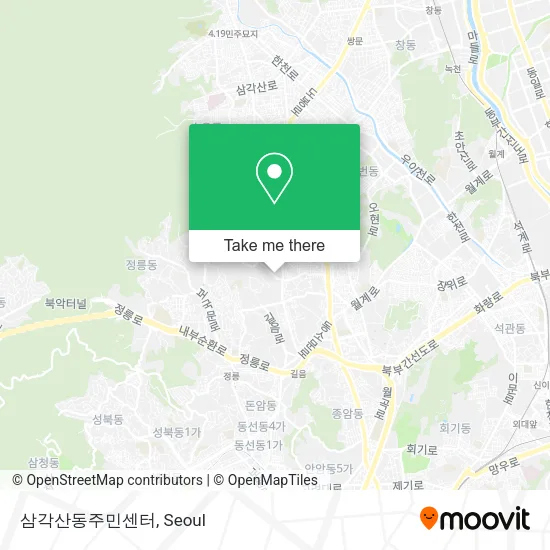 삼각산동주민센터 map