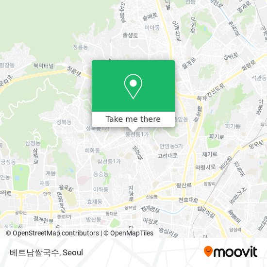 베트남쌀국수 map