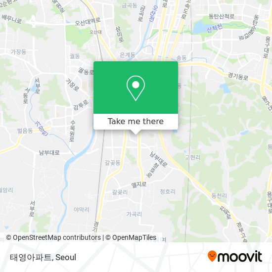 태영아파트 map