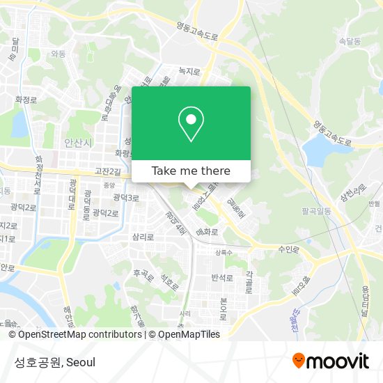 성호공원 map