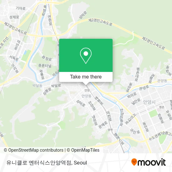 유니클로 엔터식스안양역점 map