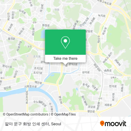 팔마 문구 화방 인쇄 센터 map