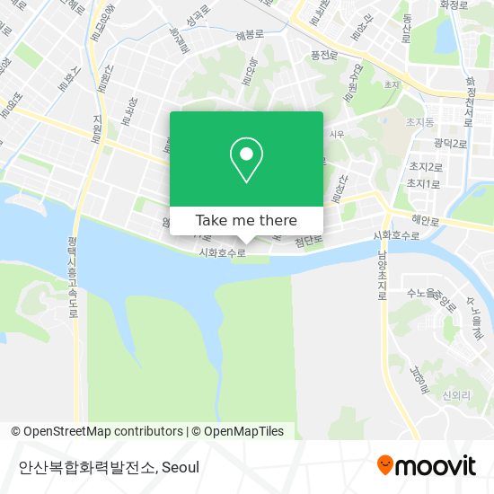 안산복합화력발전소 map