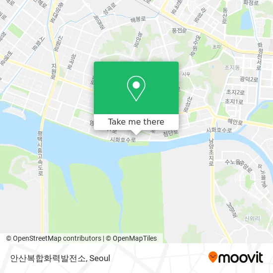 안산복합화력발전소 map