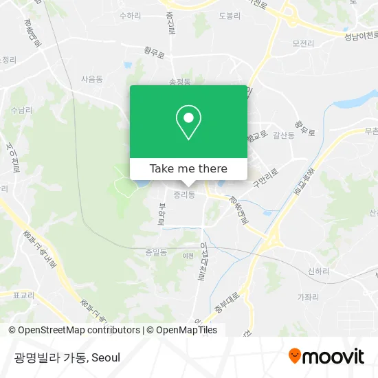 광명빌라 가동 map