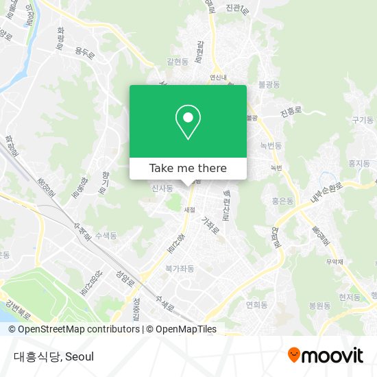 대흥식당 map