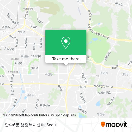 만수6동 행정복지센터 map