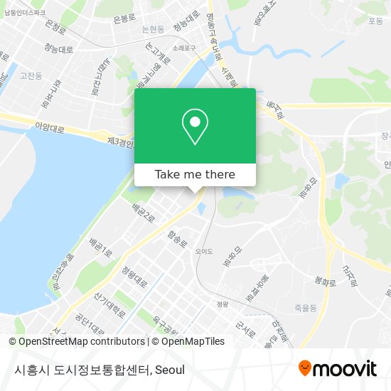 시흥시 도시정보통합센터 map