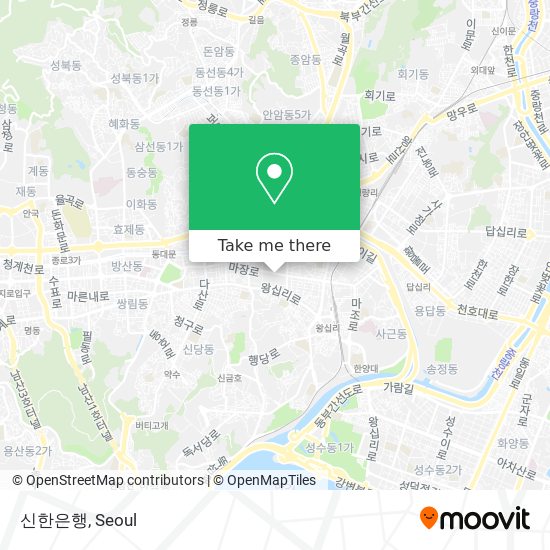 신한은행 map