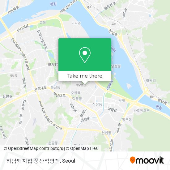 하남돼지집 풍산직영점 map