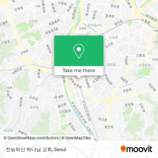 전능하신 하나님 교회 map