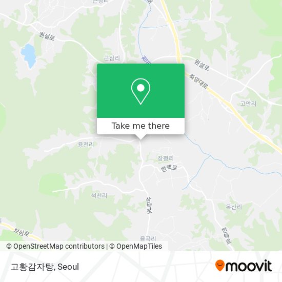 고황감자탕 map